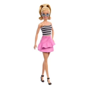 Papusa Barbie Fashionista cu top Black and White