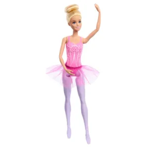 Papusa Barbie balerina cu rochita roz