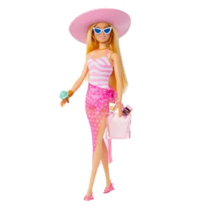 Papusa Barbie cu accesorii Barbie La Plaja