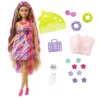 Papusa Barbie cu accesorii Tottaly Hair Flowers