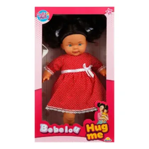 Papusa Bebelou cu par brunet