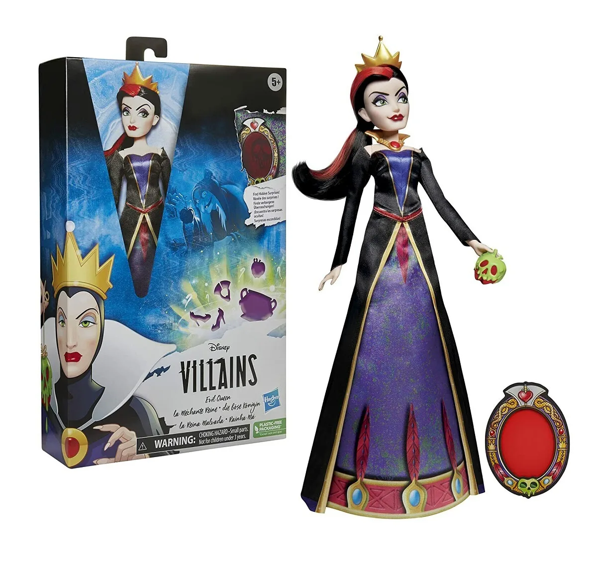 Papusa Disney Villains Evil Queen din Alba ca Zapada
