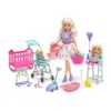 Papusa Dreameez Babysitter cu Bebelusi si Accesorii