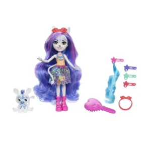 Papusa Enchantimals Glam Party Zamirah Zebra