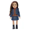 Papusa Fashion cu rochie blug Ocie 46 cm