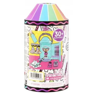 Papusa LOL Surprise Loves Crayola Color Me Studio cu 4 creioane