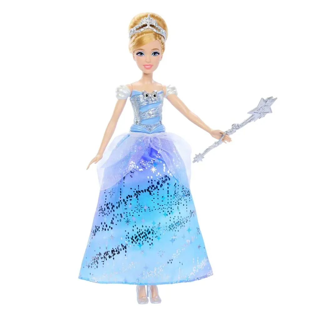 Papusa Mattel Disney Cenusareasa cu rochie luminoasa