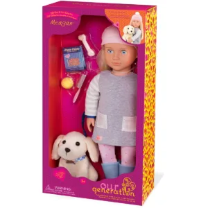 Papusa Megan cu catelus