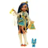 Papusa Monster High Cleo de Nile cu animalut si accesorii