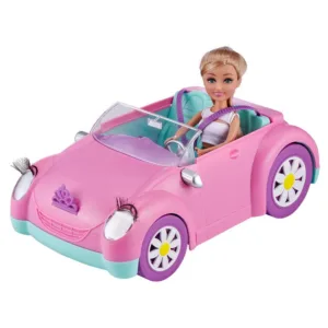 Papusa Sparkle Girlz cu masina decapotabila