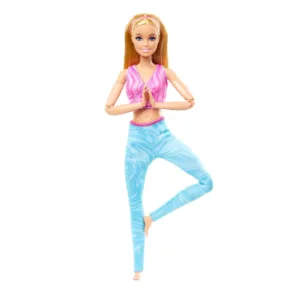 Papusa blonda cu top mov Barbie Made To Move