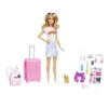Papusa cu accesorii Barbie set de voiaj ready to travel