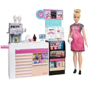 Papusa cu accesorii Cafeneaua Barbie