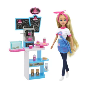 Papusa cu accesorii Dreameez Cafenea
