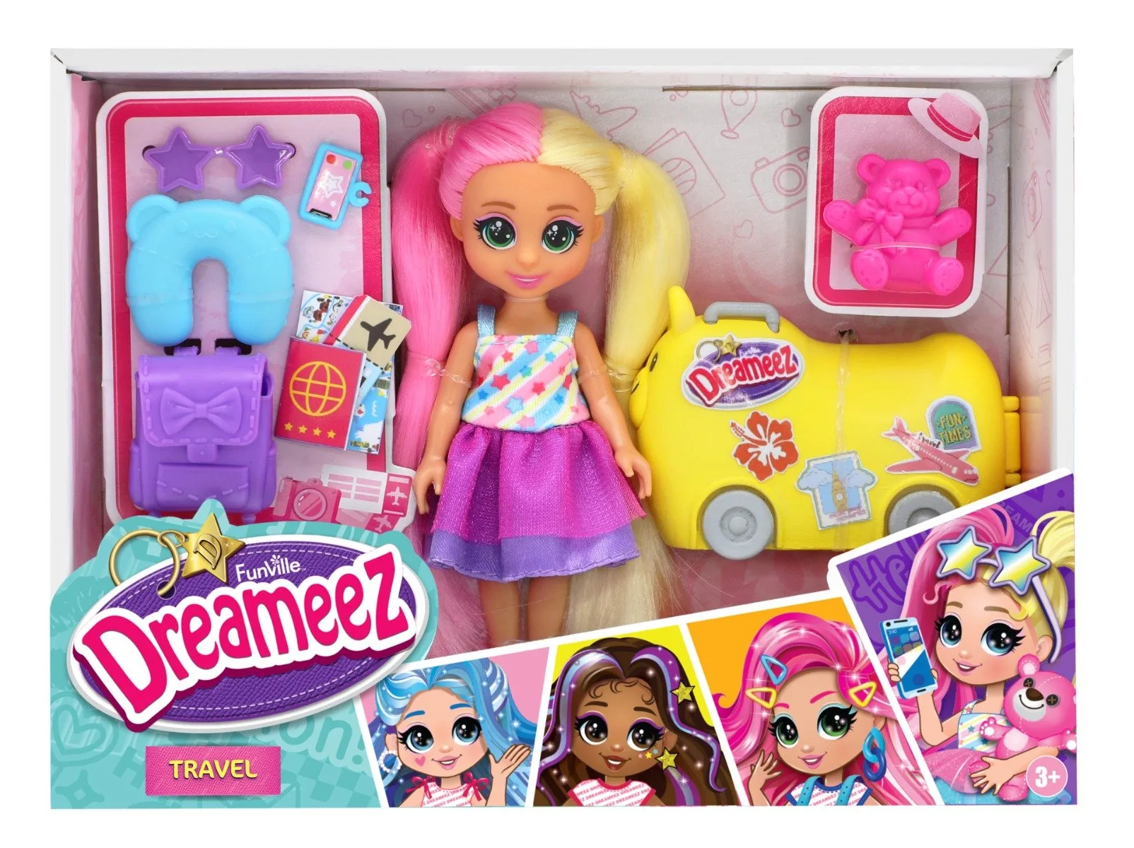 Papusa cu accesorii de voiaj