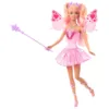 Papusa cu accesorii si culori schimbatoare Barbie Fantasy Fairy Doll