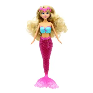 Papusa cu accesorii si lumini Dreameez Sirena