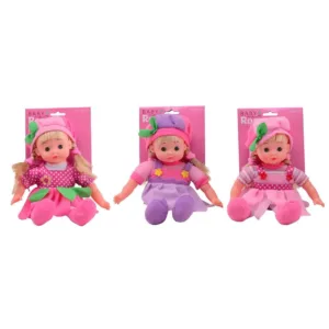 Papusa cu corp moale Baby Rose John Toys 30 cm