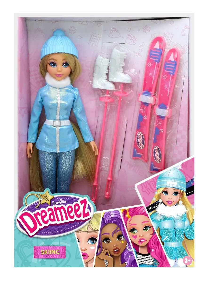 Papusa cu echipament de schi