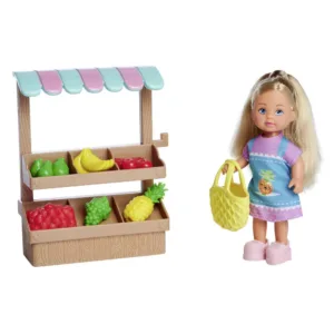 Papusa cu stand de fructe si accesorii Evi Love