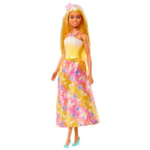 Papusa cu suvite portocalii Barbie Fantasy Princess Dreamtopia