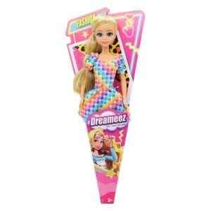 Papusa fashion cu par blond inchis