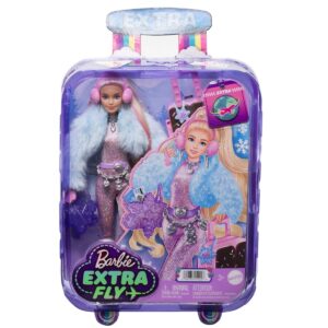 Papusa in tinuta de iarna Barbie