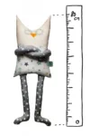 Papusa perna hand made pentru copii Bufnita Bobo 80 cm