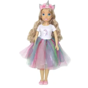 Papusa printesa Fashion Doll Unicorn 80 cm