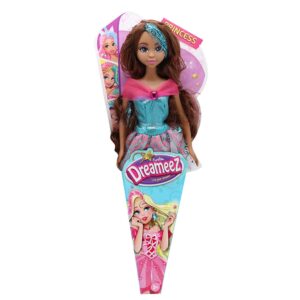 Papusa printesa par brunet si rochie roz