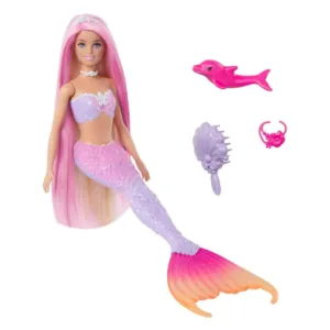 Papusa sirena cu culori schimbatoare Barbie Fairies and Mermaids