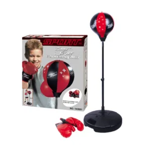 Para de box cu manusi si suport reglabil King Sport 120 cm