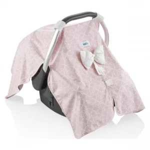 Parasolar BabyJem pentru scaun auto 0-13 kg Infant Cover Roz