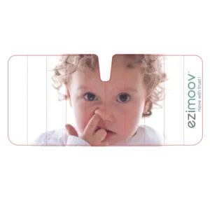 Parasolar auto din carton Ezimoov 130 x 60 cm