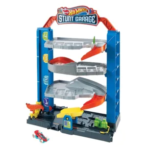 Parcare supraetajata Hot Wheels Stunt Garage