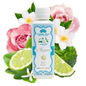 Parfum pentru rufe albe si color 200 ml 40 spalari Azzuro Cashmere Aroma