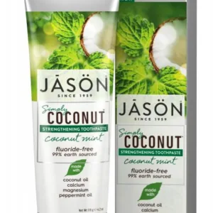Pasta de dinti cu cocos si menta pentru intarirea dintilor 119 g Jason