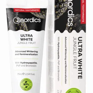 Pasta de dinti pentru albire cu carbune activ 75 ml Nordics