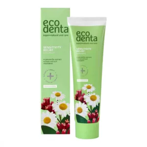 Pasta de dinti pentru dinti sensibili cu extract de musetel cuisoare si Kalident Ecodenta 100ml