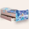 Pat pentru copii Frozen cu saltea si sertar