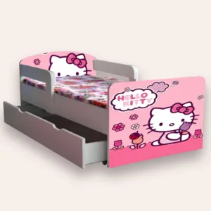 Pat pentru copii Hello Kitty cu manere