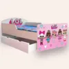 Pat pentru copii LOL Surprise cu sertar si saltea