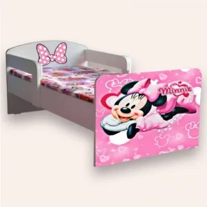 Pat pentru copii Minnie Mouse cu manere