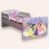 Pat pentru copii Printese cu manere si saltea