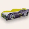 Pat pentru copii masina Batman Galben