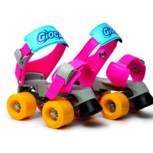 Patine cu rotile Mini Jet masura reglabila 24-36 culoare roz