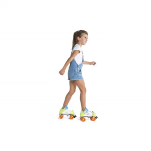 Patine cu rotile Mini Jet masura reglabila 24-36 culoare verde