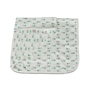 Patura din bumbac pentru bebelusi Cangaroo Mellow Green