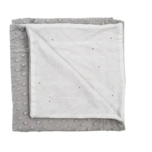 Patura in strat dublu cu buline in relief 120x90 cm