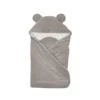 Patura plic din velur Cotton Twins gri